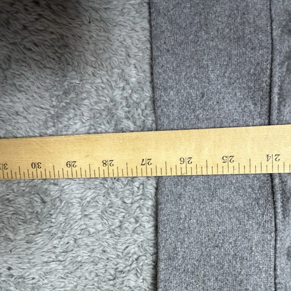 North Face Hoodie Mens XL Gray Heritage Patch Pullover Fleece Sweatshirt *SPOT
